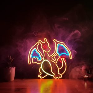 Lizardon Pokemon Led Neon Sign