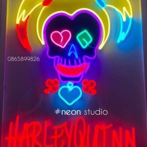 Harley Quinn Uv Print Neon Sign