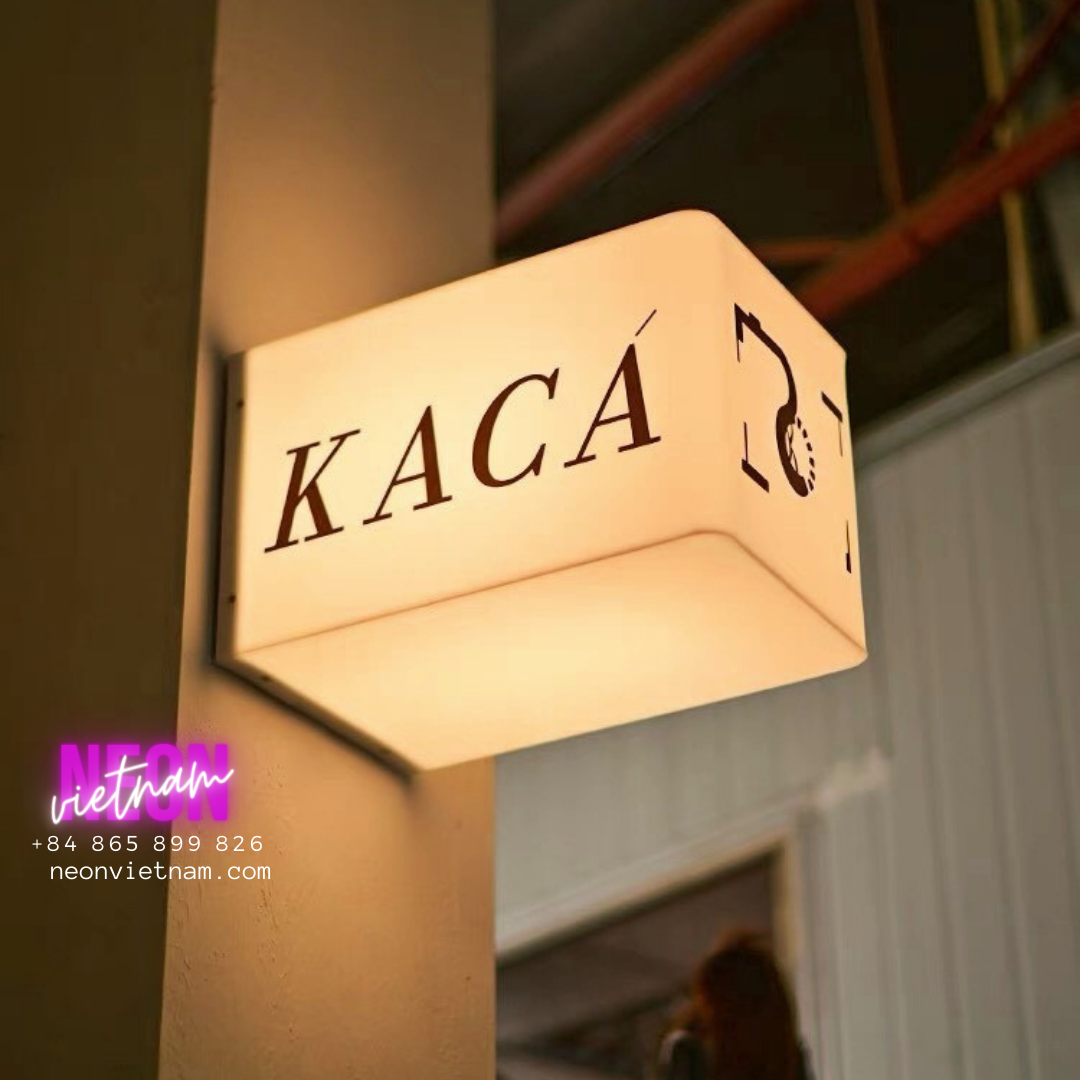 Kacá Coffee Frameless Light Box Sign