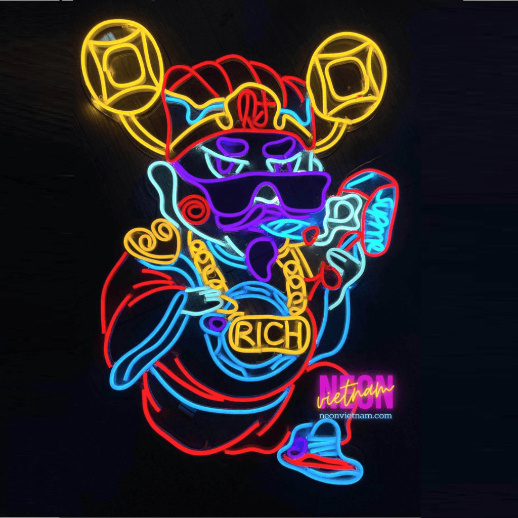 God Of Wealth Led Neon Sign Neon Viet Nam