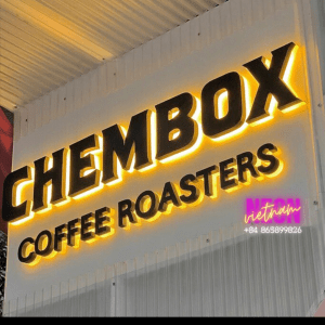 Chembox Coffee Roasters Led Channel Letter
