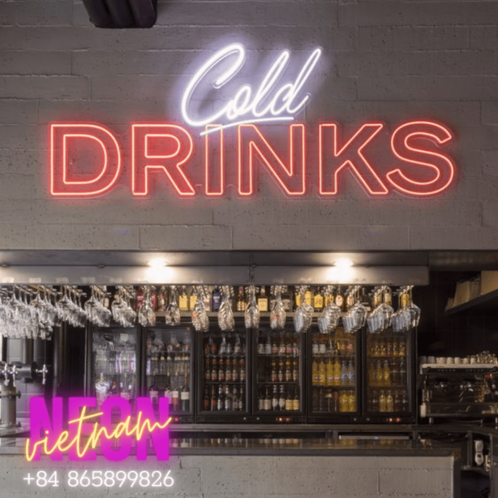 Cold Drinks Led Neon Sign - Neon Viet Nam