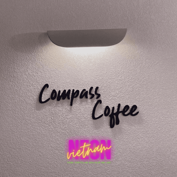 Compass Coffee Acrylic Letter
