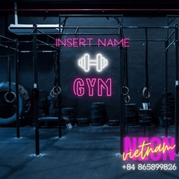 Insert Name GYM Led Neon Sign