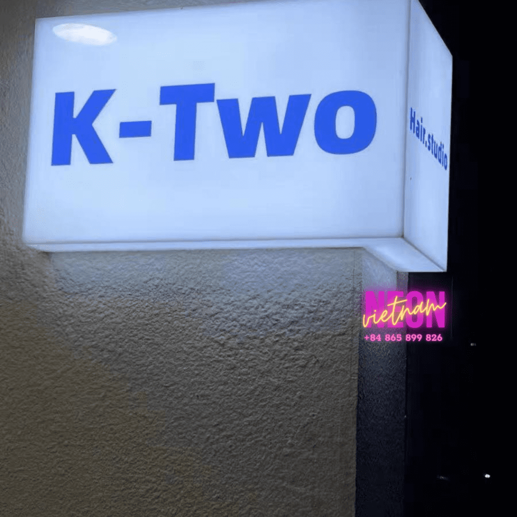 K-Two Mart Frameless Light Box Sign - Neon Viet Nam