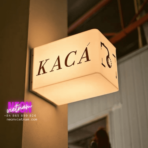 Kacá Coffee Frameless Light Box Sign