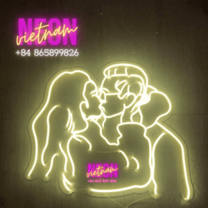 Kissing Couple Led Neon Sign Custom