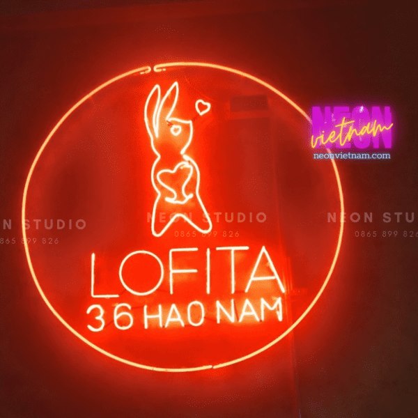 Lofita Glass Neon Sign