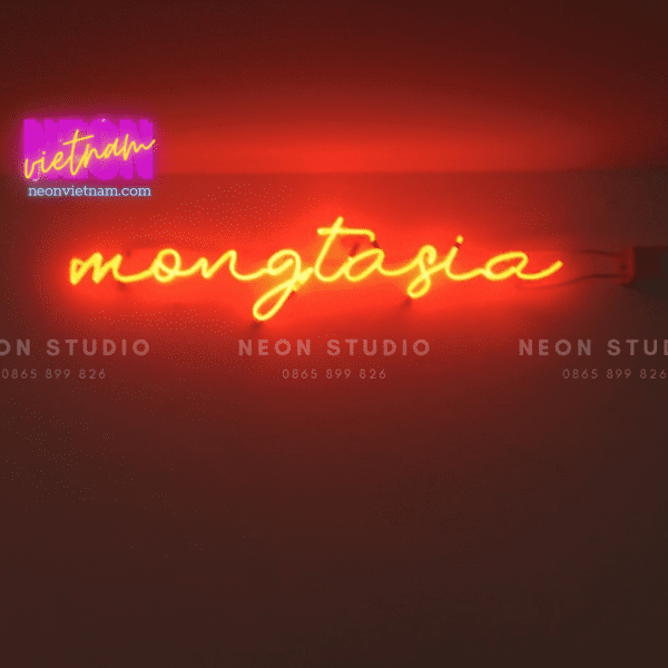 Mongtasia Glass Neon Sign