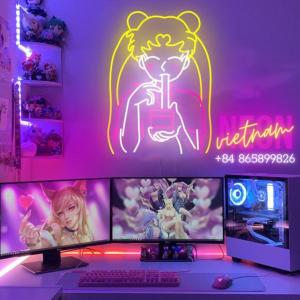 Sailor Moon Game Rroom Led Neon Sign