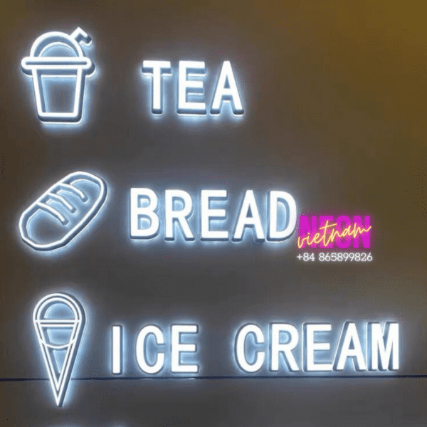 Tea Bread Ice Cream Led Channel Letter