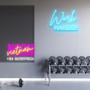 Work Harder Led Neon Sign