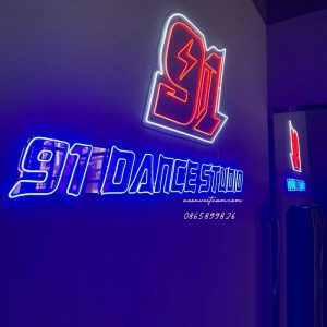 91 dance studio led neon sign