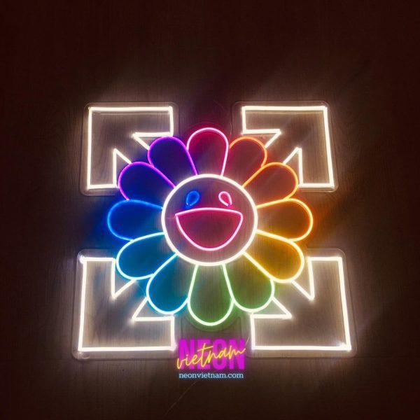 Murakami Takashi Sunflower Hiphop Led Neon Sign