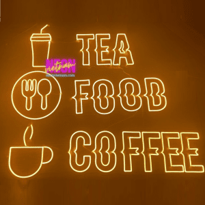 Tea Food Coffee Led Neon Sign