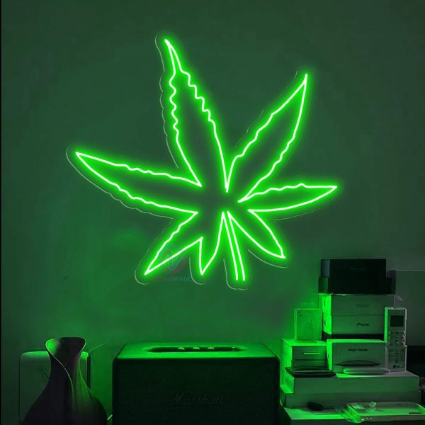 Weed Leaf Led Neon Sign