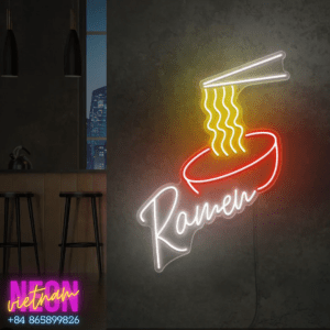 Bowl Of Ramen Noodles Led Neon Sign