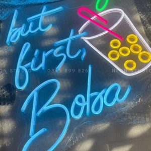 But First Boba Led Neon Sign