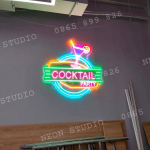 Cocktail Party Led Neon Sign