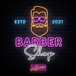 Estd 2021 Barber Shop Led Neon Sign