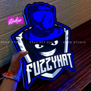 Fuzzyhat Logo RGB Light Box