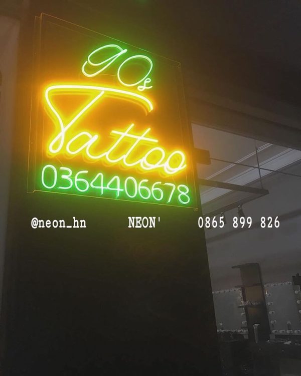Go Tattoo Led Neon Sign