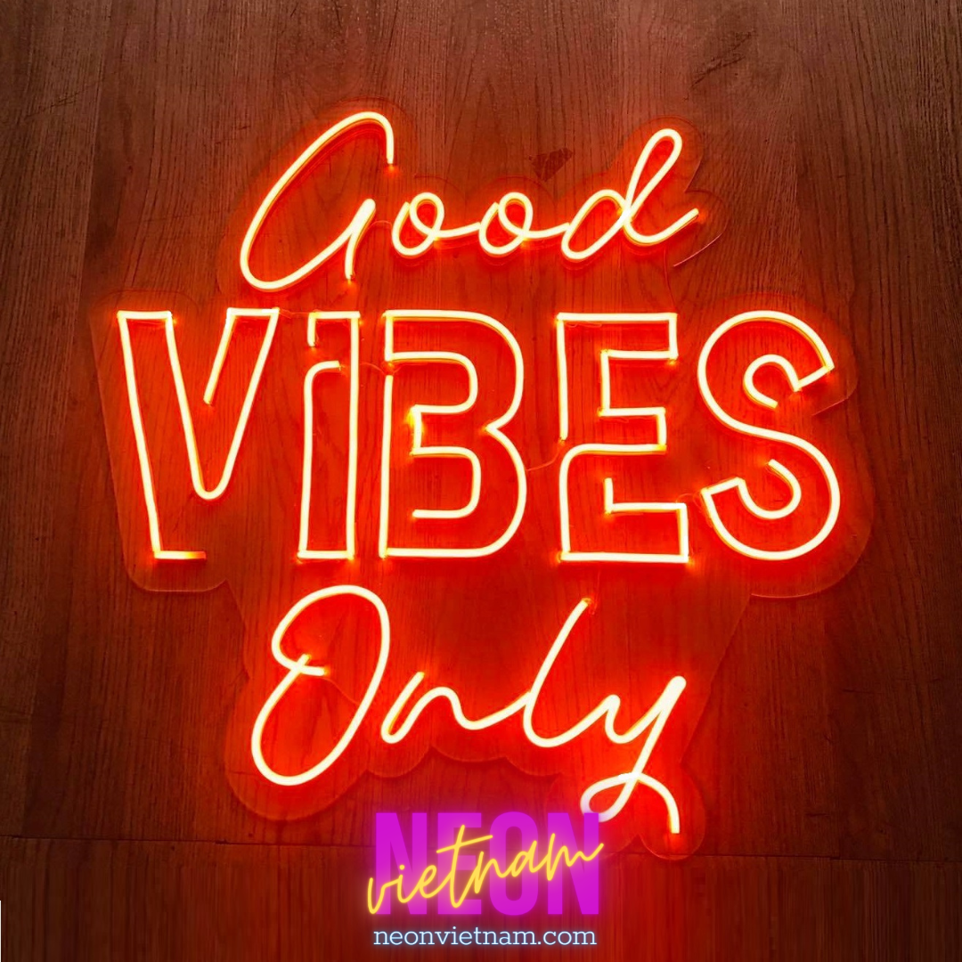 Good Vibes Only Led Neon Sign