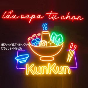 Lẩu Sapa Kunkun Led Neon Sign