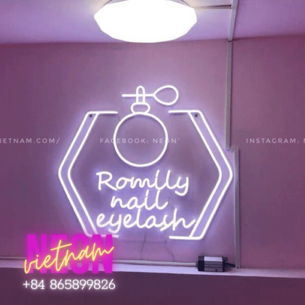 Romily Nail Eyelash Led Neon Sign