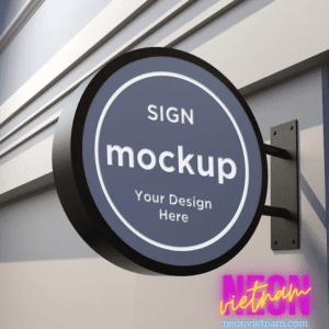 Sign Mockup Advertising Light Box