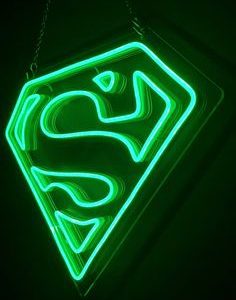 Super Man Light Neon Sign