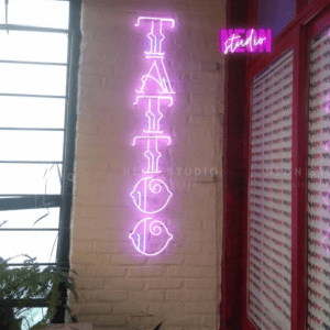 Tattoo Glass Tube Led Neon Sign