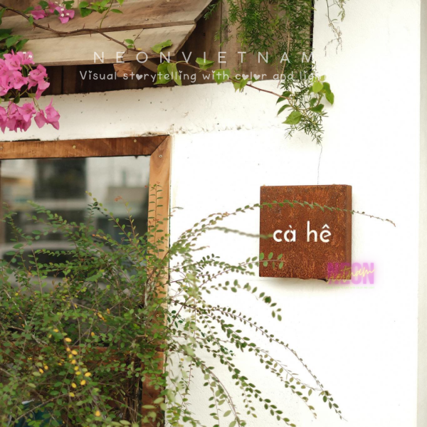 Rustic Steel Square Lightbox - Image 3