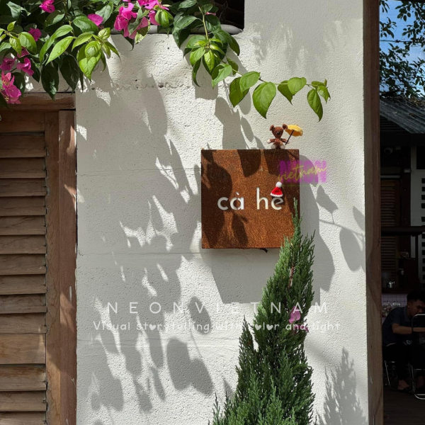 Rustic Steel Square Lightbox - Image 4