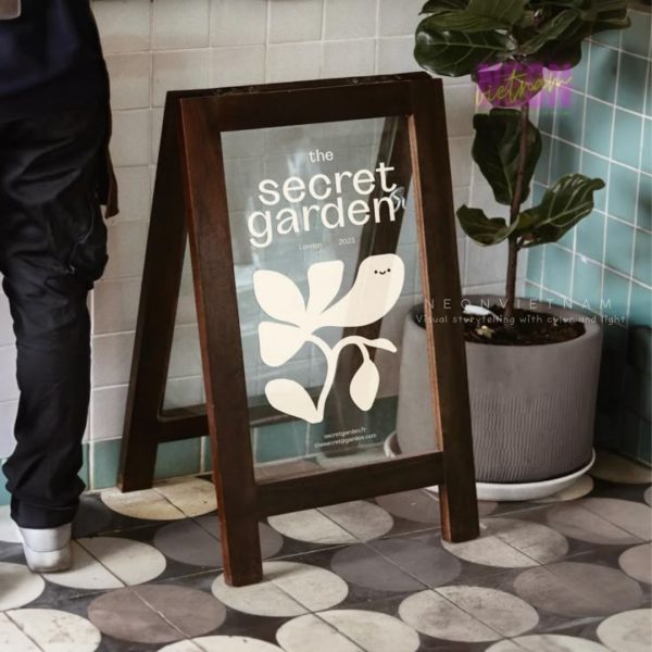 wooden standy sidewalk sign - Image 12