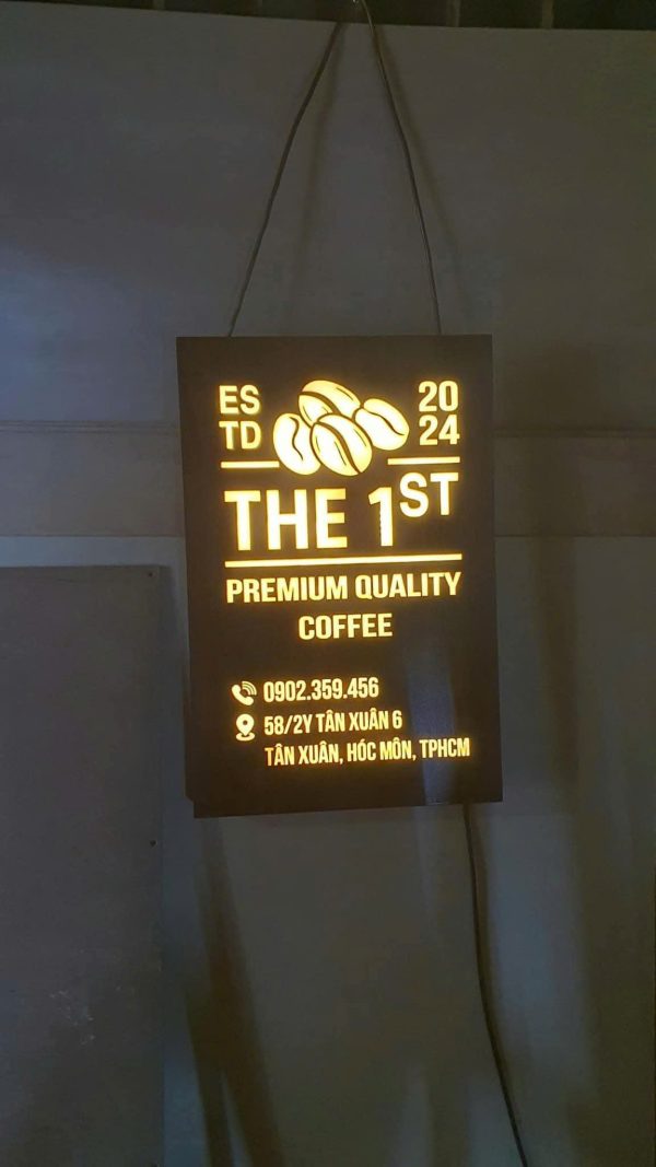 Wooden sign light box - Image 9