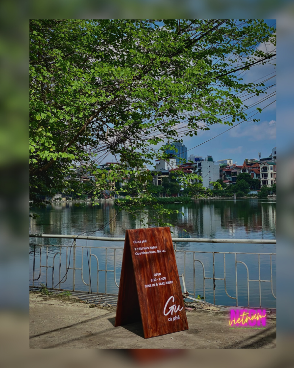wooden standy sidewalk sign - Image 3