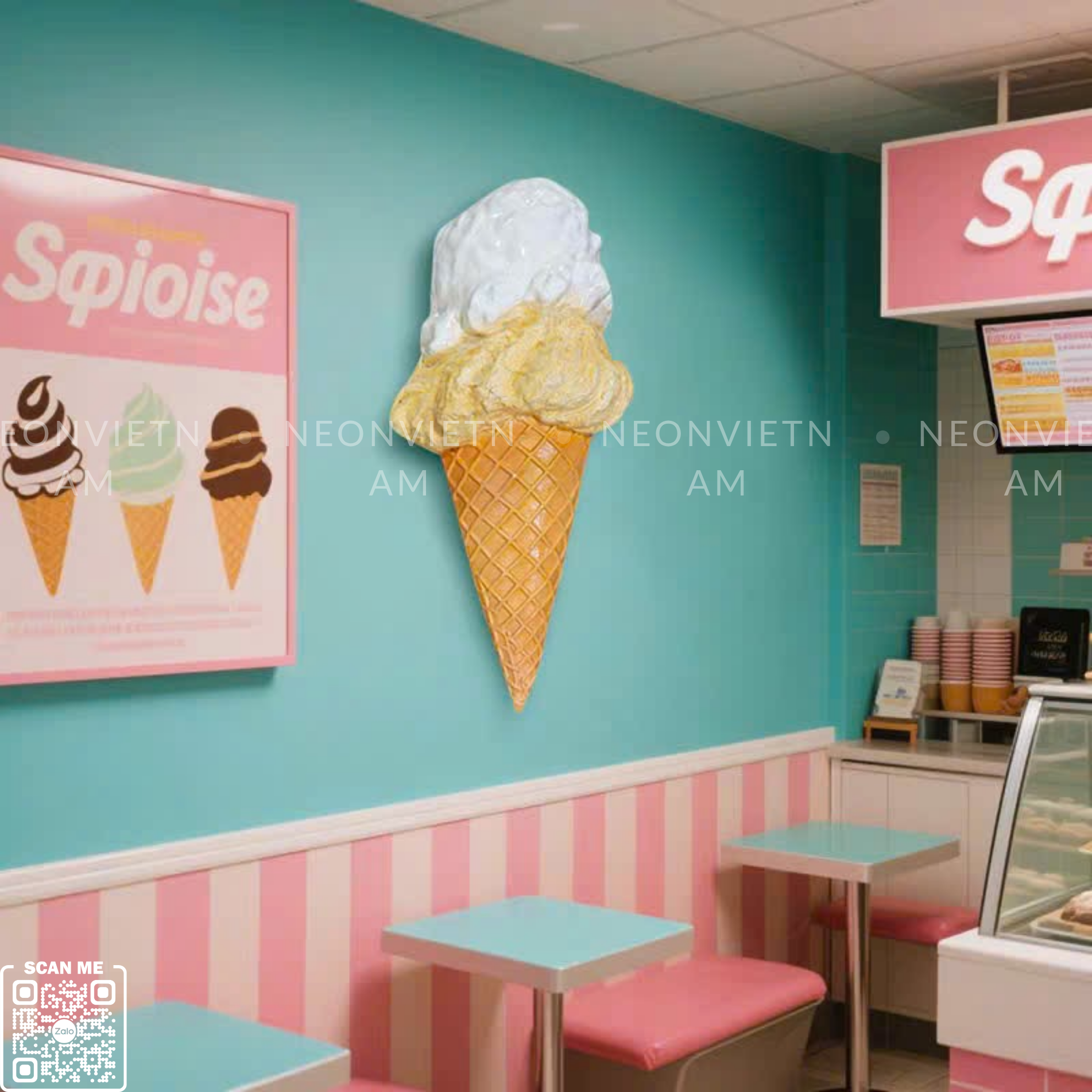 ice cream gelato Large 3D Model - Image 2
